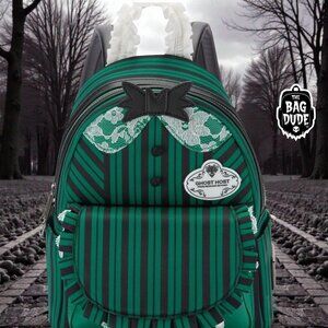 Loungefly Disney Parks The Haunted Mansion Ghost Host Mini Backpack